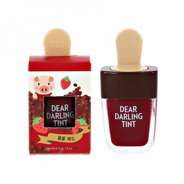 ETUDE Тинт для губ Dear Darling Water Gel Tint #Rd308 Honey Red color (4,5 гр)