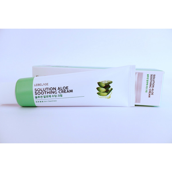 LEBELAGE Solution Aloe Soothing Cream Пептидный крем для лица с Алоэ